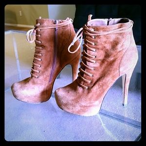 Aldo Brown Suede Ankle Boots